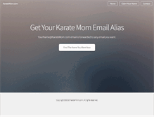Tablet Screenshot of karatemom.com